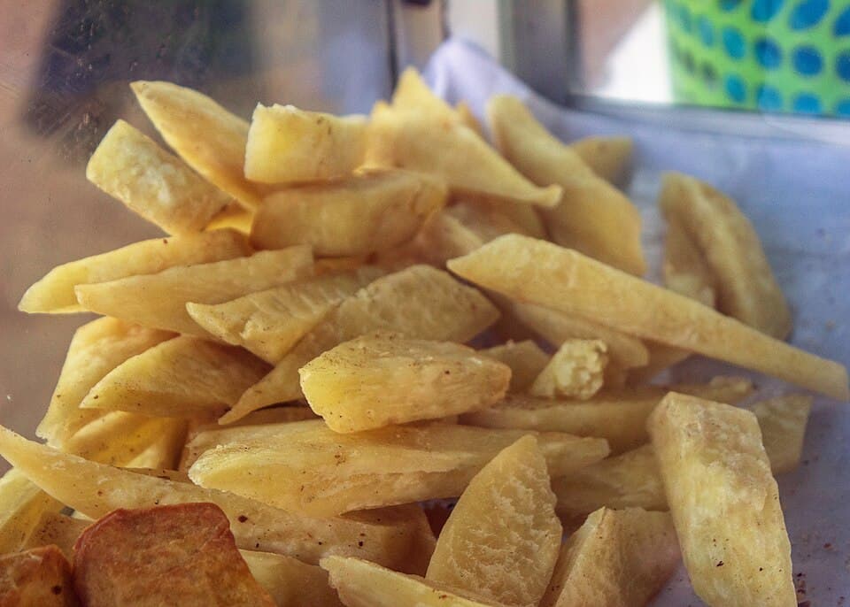 Fried Yam with Sugar