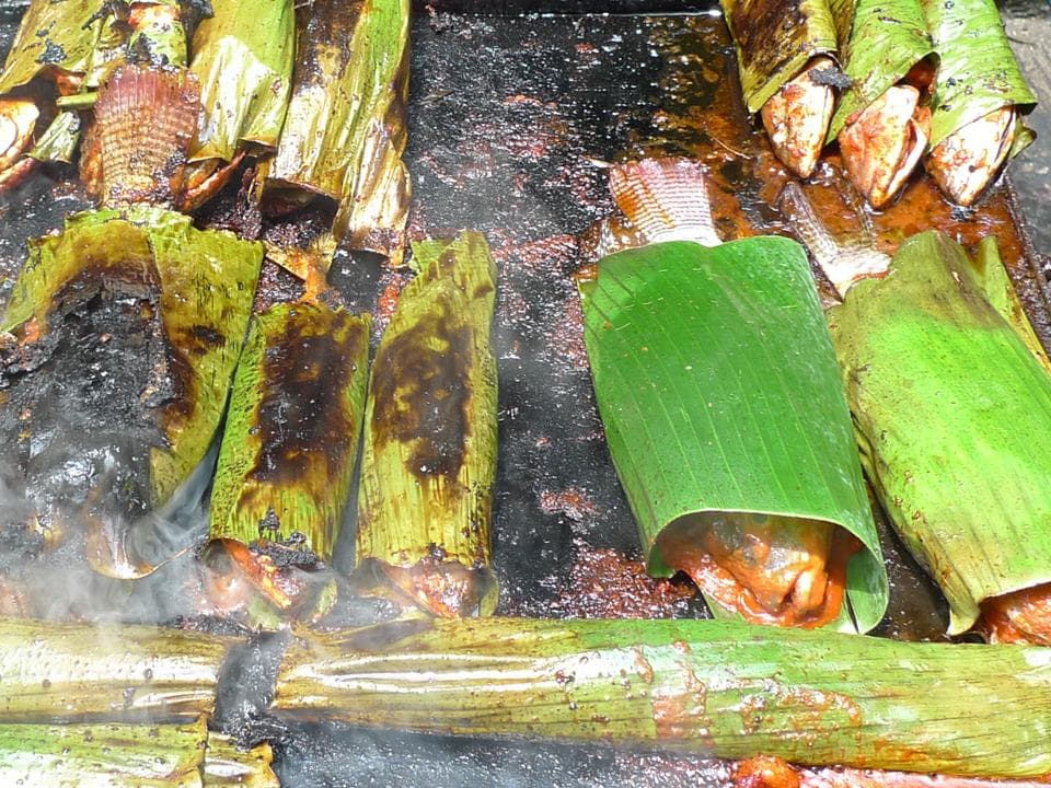 Maboke (Fish in Banana Leaves)