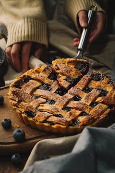 Mustikkapiirakka (Blueberry Pie)