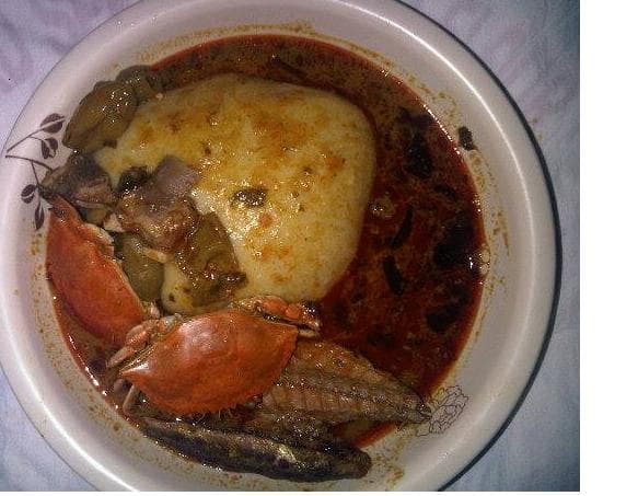 Abenkwan (Palm Nut Soup)