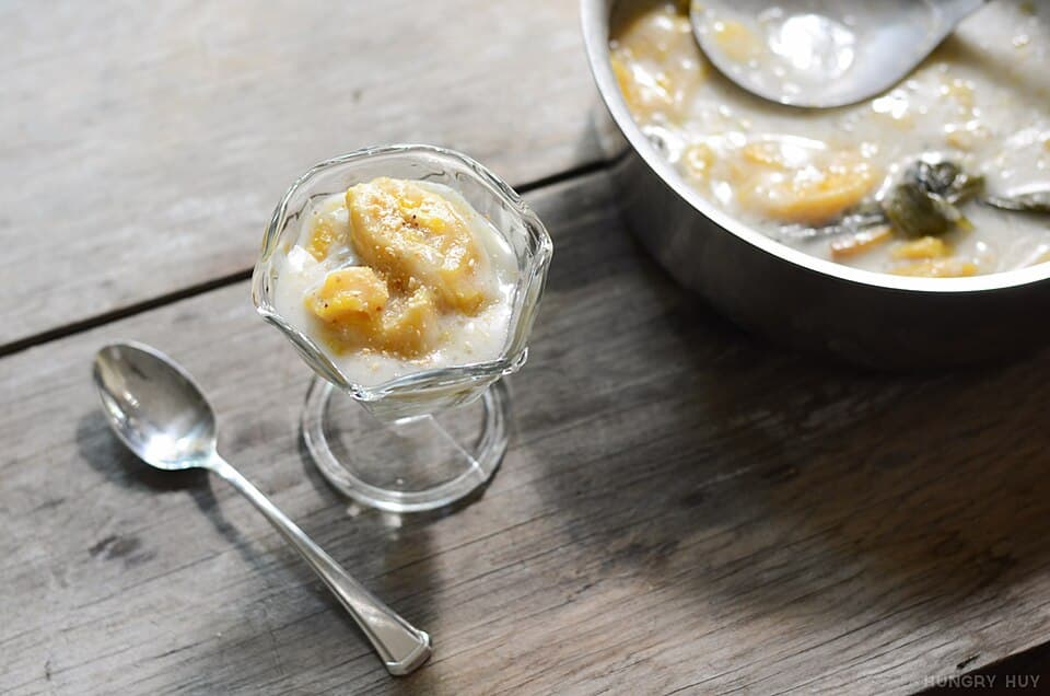 Te Bwabwa ni Baukin (Banana Coconut Pudding)