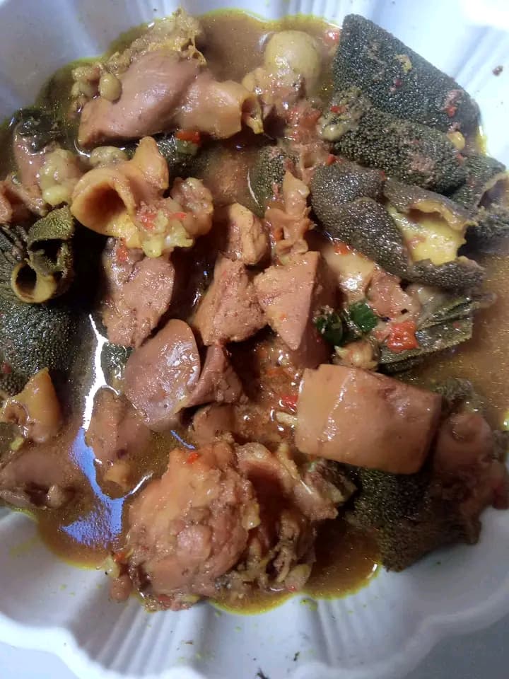 Liberian Beef Internal Soup