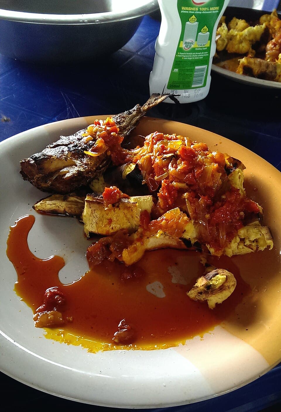 Capitaine Braisé (Grilled Nile Perch)