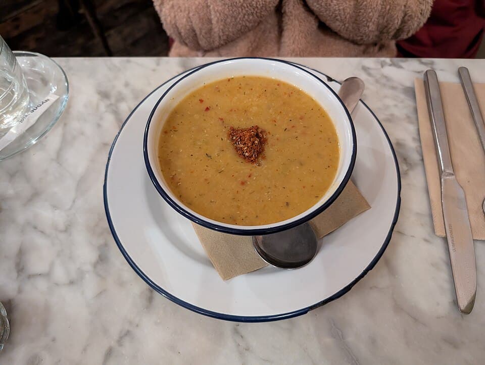 Shorbat Adas (Lentil soup)