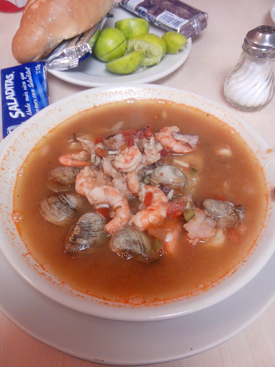 Sopa de mariscos (Seafood Soup)