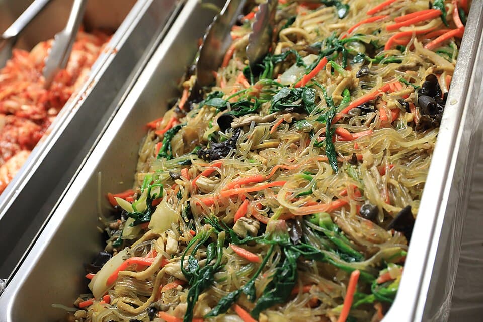잡채 (Japchae) - Glass Noodles