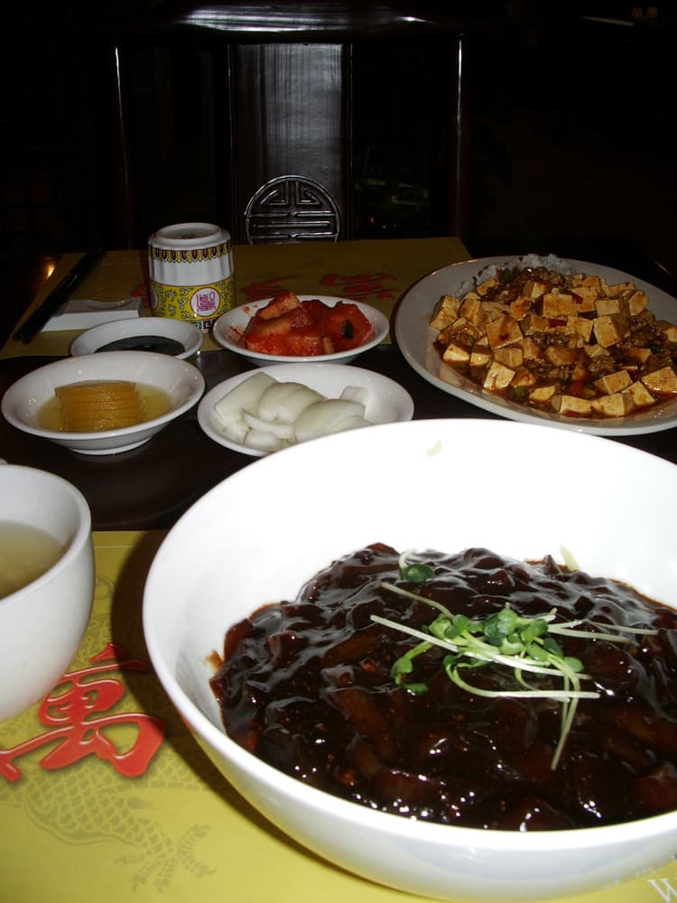 짜장면 (Jjajangmyeon) - Black Bean Noodles