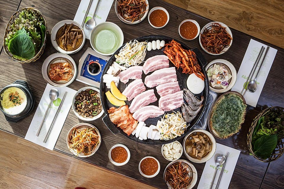 삼겹살 (Samgyeopsal) - Pork Belly BBQ