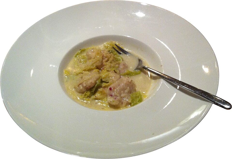 Pizokel with Cabbage
